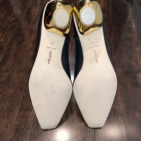 cult gaia leather boot with architectural heel - Picture 5 of 7